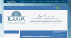 Desktop Screenshot of icaada.org